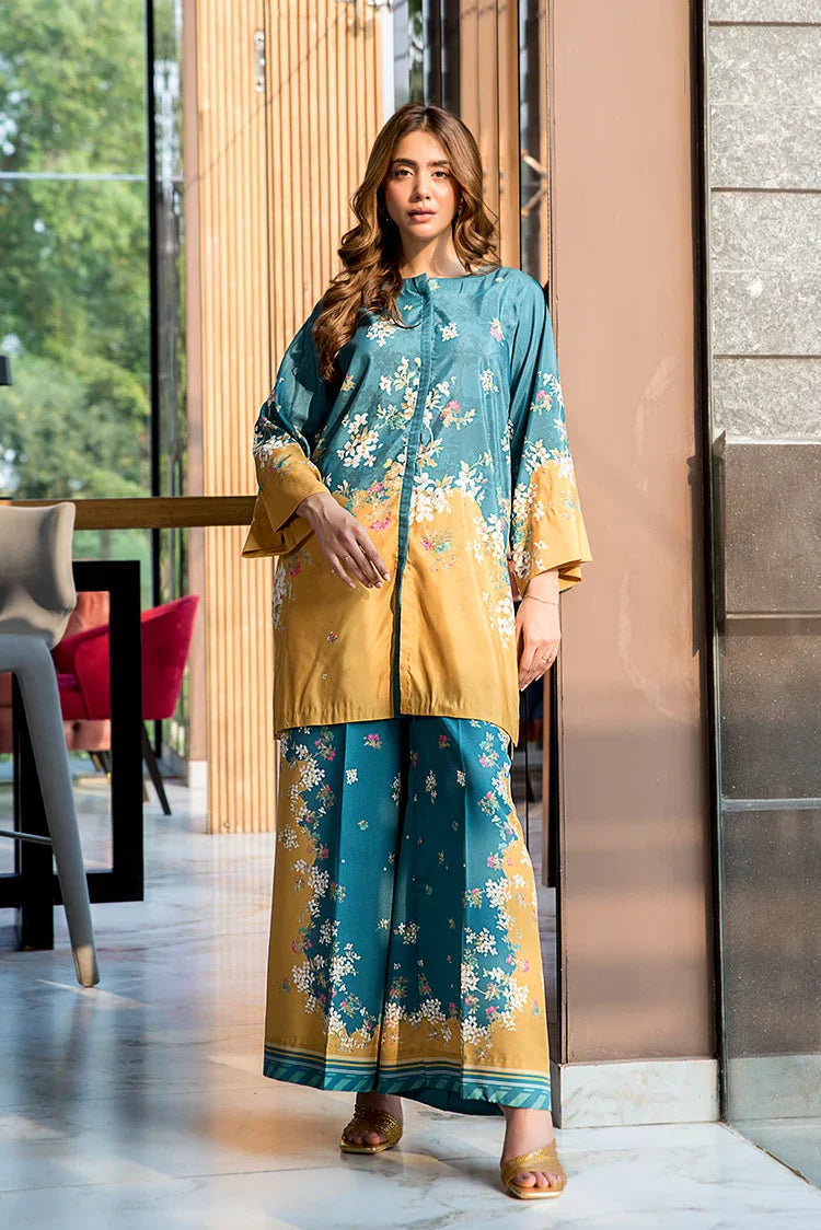 Picture of Ellena - Kasumi Premium Blend Fusion Co-Ords Set - Available at Raja Sahib