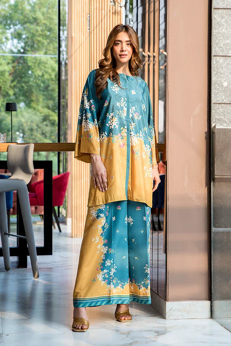 Picture of Ellena - Kasumi Premium Blend Fusion Co-Ords Set - Available at Raja Sahib