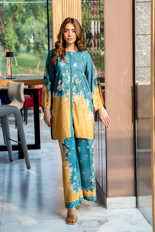 Picture of Ellena - Kasumi Premium Blend Fusion Co-Ords Set - Available at Raja Sahib