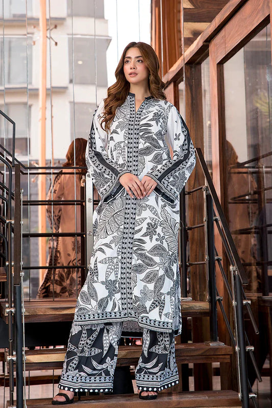 Picture of Ellena - Noir Premium Blend Fusion Co-Ords Set - Available at Raja Sahib