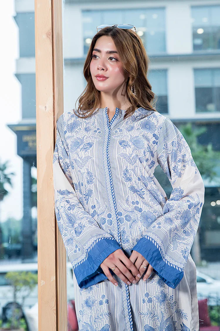 Picture of Ellena - Iris Porclien Premium Blend Fusion Co-Ords Set - Available at Raja Sahib