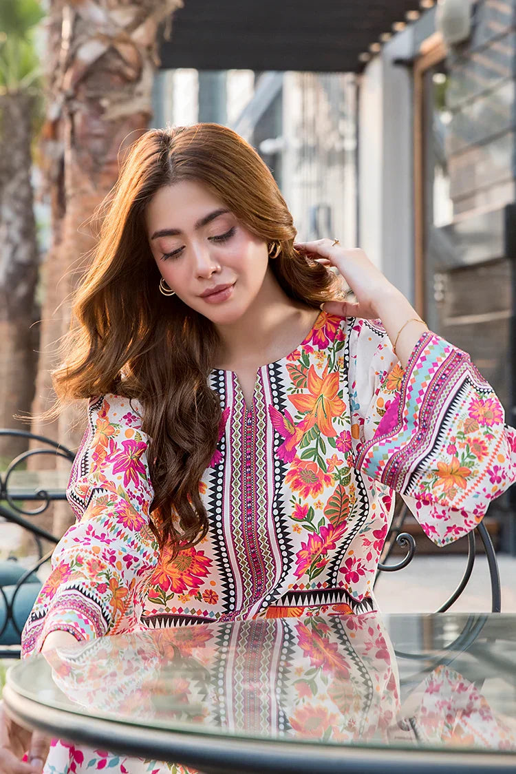 Picture of Ellena - Prismatic Premium Blend Fusion Co-Ords Set - Available at Raja Sahib