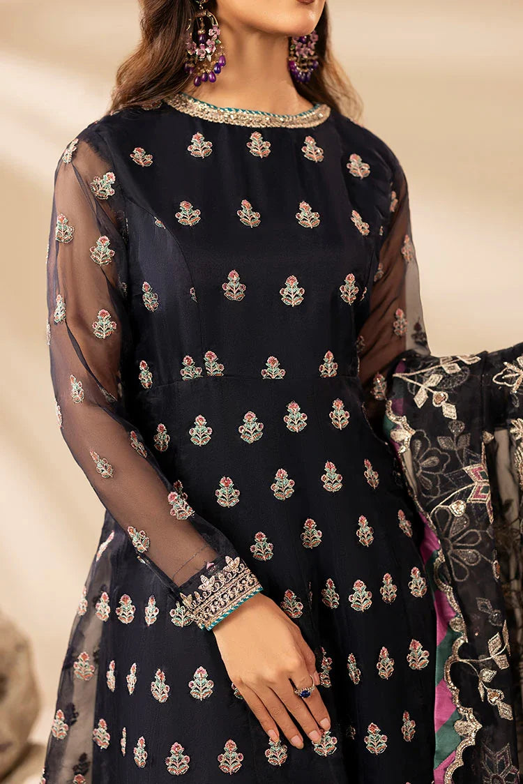 Picture of 3-PC Stitched Embroidered Suit - Available at Raja Sahib