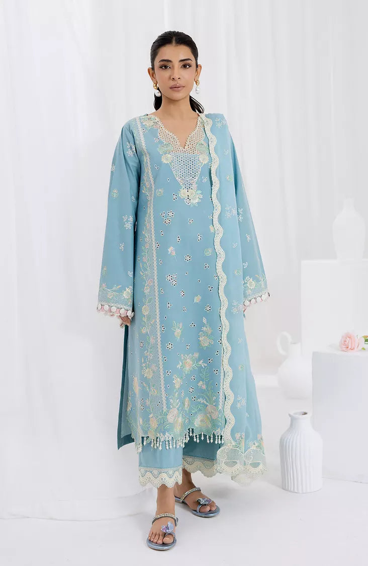 Picture of Fiona - 3 Piece Embroidered Lawn - Glacea - Available at Raja Sahib