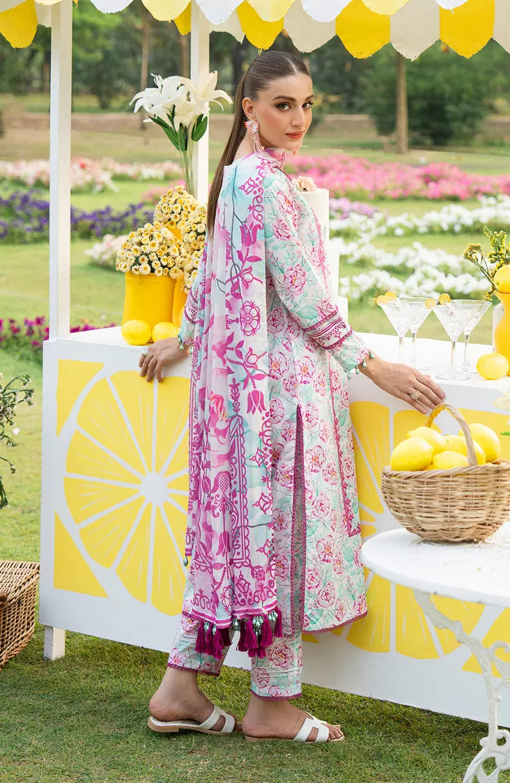 Picture of Fiona - 3 Piece Printed Lawn - Daisy - Available at Raja Sahib