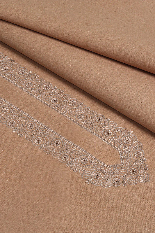 Fabrich - Flax Embroidered Kameez Shalwar - Wasaya Khaddar - FAB-32