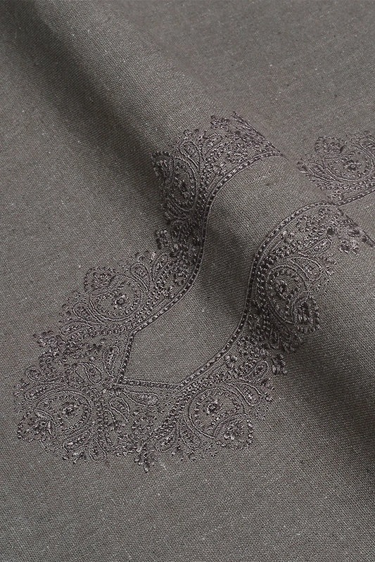 Fabrich - Flax Embroidered Kameez Shalwar - Wasaya Khaddar - FAB-35