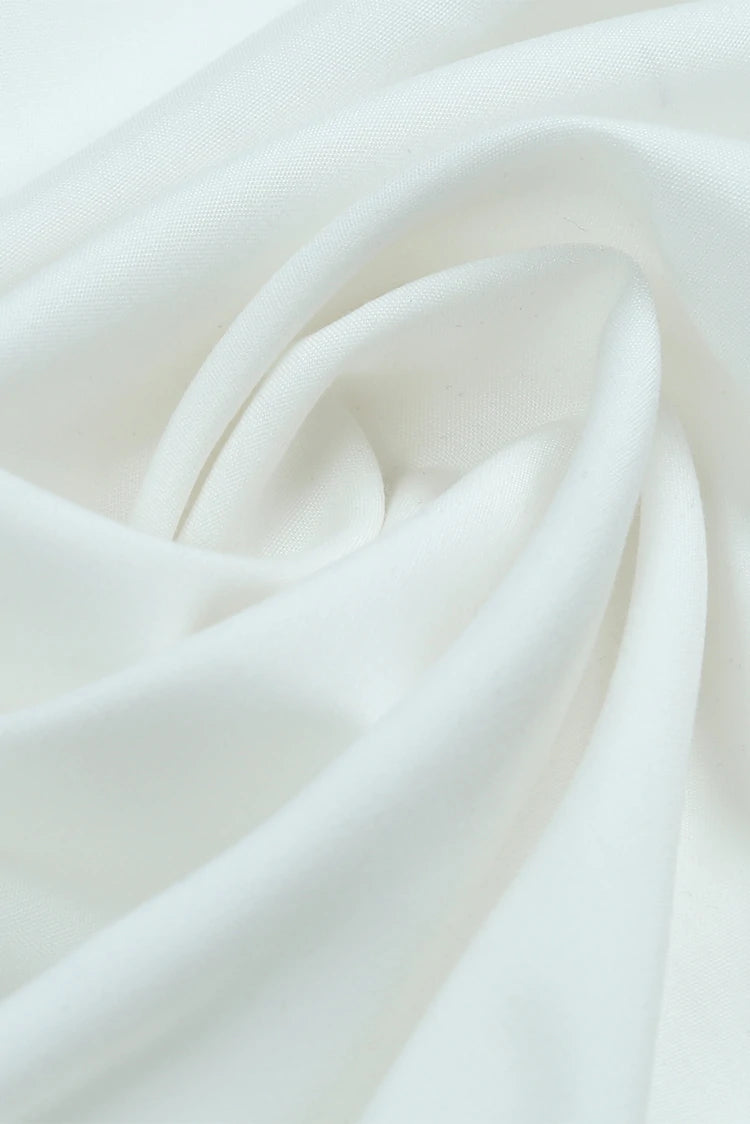 Picture of Fabrich - Men's Unstitch Fancy Stitch-Embroidered Kameez Shalwar - Offwhite - Available at Raja Sahib