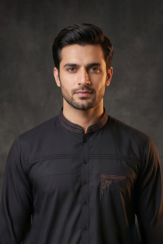 Picture of Fabrich - Premium Embroidered Unstitched Suit - FAB-9948 - Available at Raja Sahib
