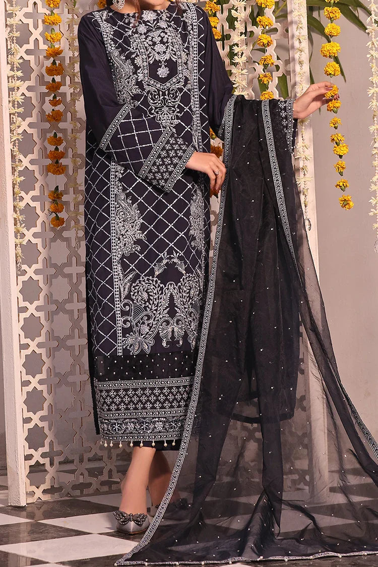 Picture of Tasneem Shamim - Zumra Luxury Festive - Elif | Cotton Silk | 3-Piece MTO - Available at Raja Sahib