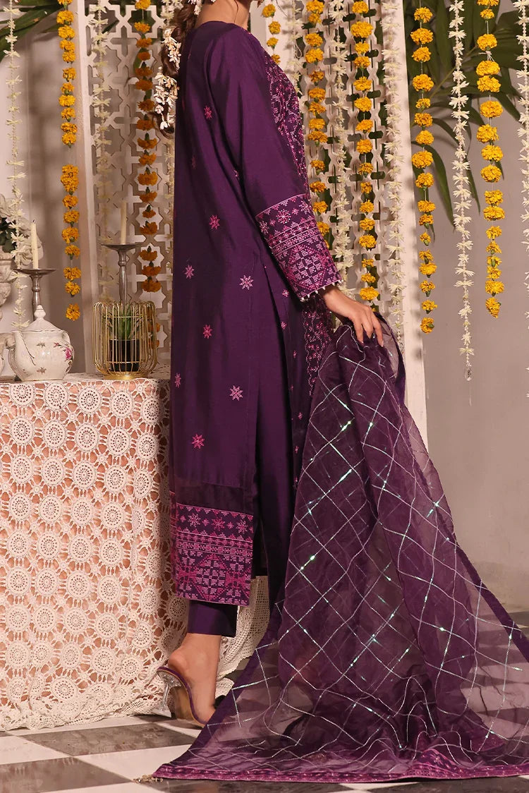 Picture of Tasneem Shamim - Zumra Luxury Festive - Ipek | Cotton Silk | 3-Piece MTO - Available at Raja Sahib