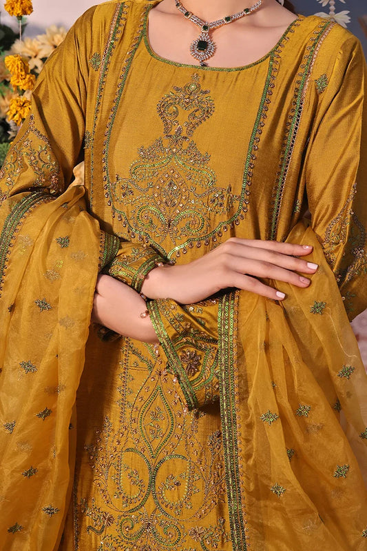 Picture of Tasneem Shamim - Zumra Luxury Festive - Irem - Cotton Silk - 3-Piece MTO - Available at Raja Sahib