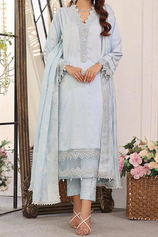 Picture of Tasneem Shamim - Zumra Luxury Festive - Ruya - Jacquard - 3-Piece MTO - Available at Raja Sahib