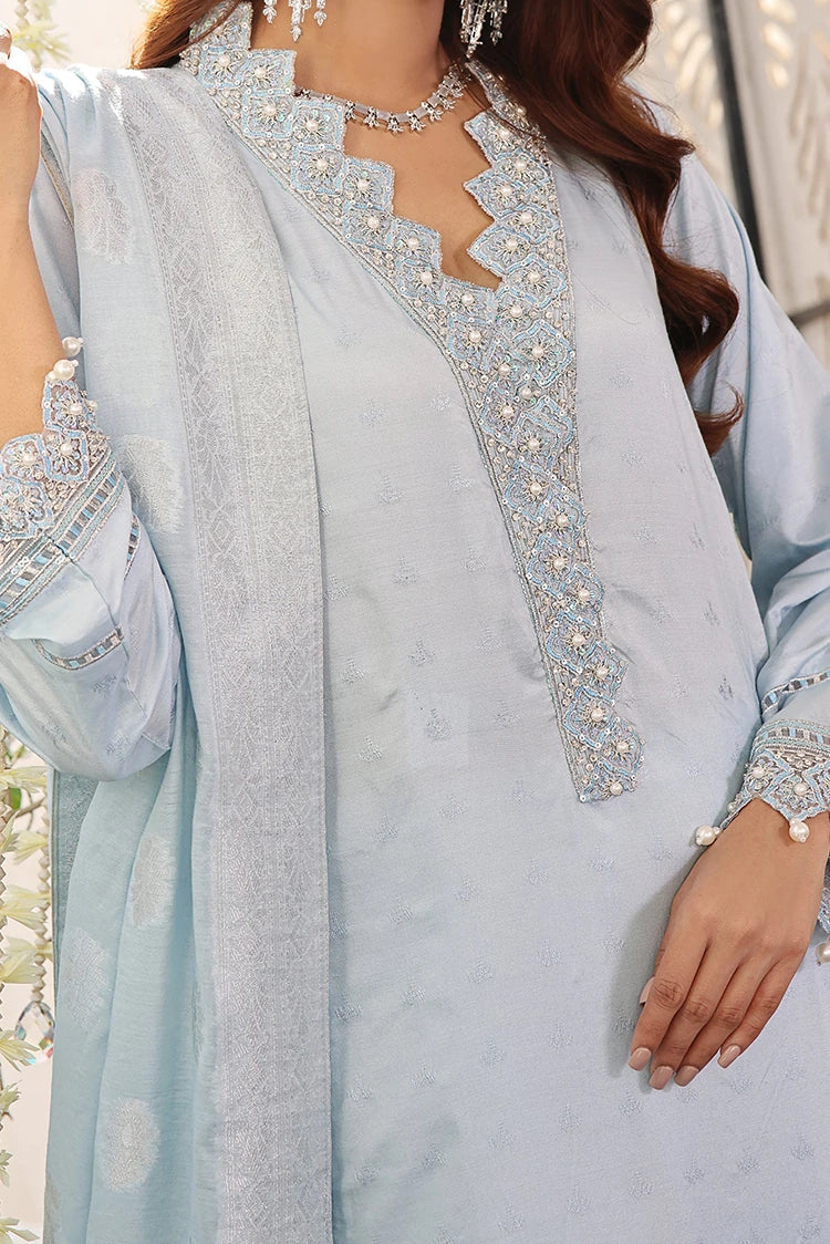Picture of Tasneem Shamim - Zumra Luxury Festive - Ruya - Jacquard - 3-Piece MTO - Available at Raja Sahib