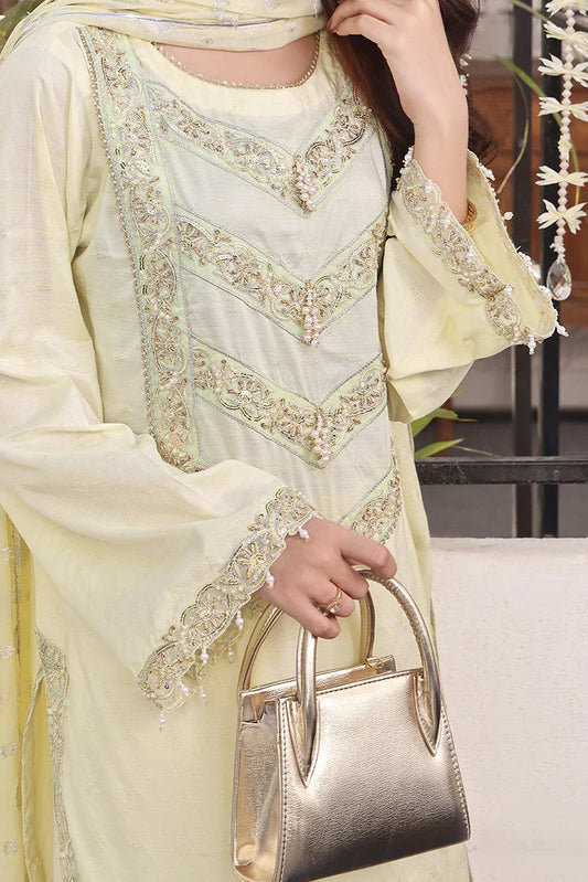 Picture of Tasneem Shamim - Zumra Luxury Festive - Merve - Jacquard - 3-Piece MTO - Available at Raja Sahib