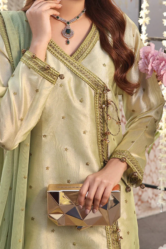 Picture of Tasneem Shamim - Zumra Luxury Festive - Seren - Masuri - 3-Piece MTO - Available at Raja Sahib