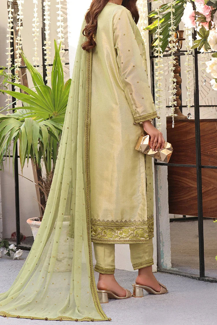 Picture of Tasneem Shamim - Zumra Luxury Festive - Seren - Masuri - 3-Piece MTO - Available at Raja Sahib
