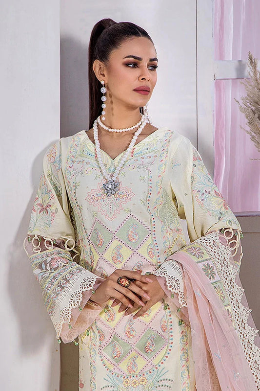 Picture of Tessa - Festive Lawn - Gardenia Grace - Available at Raja Sahib