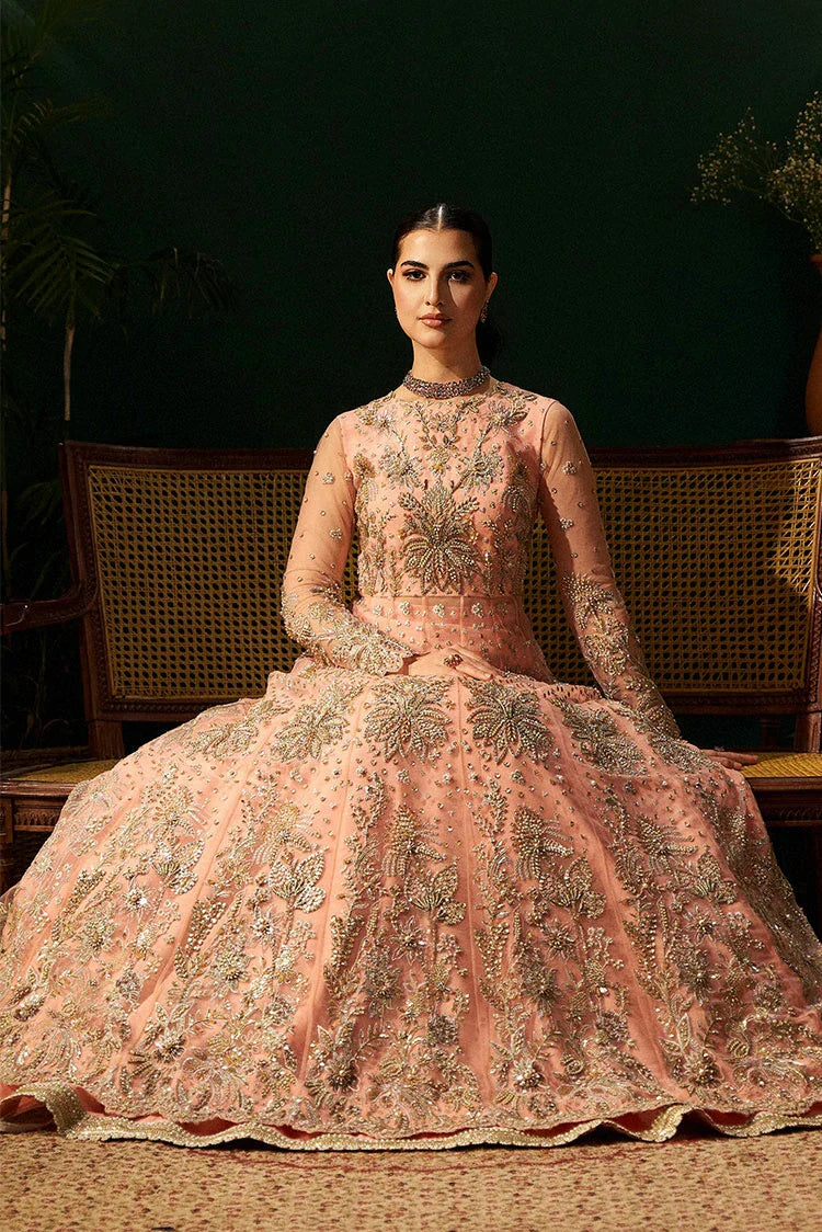 Picture of Fabiha Fatima - Mehar o Maah Luxury Festive - Rose - Available at Raja Sahib