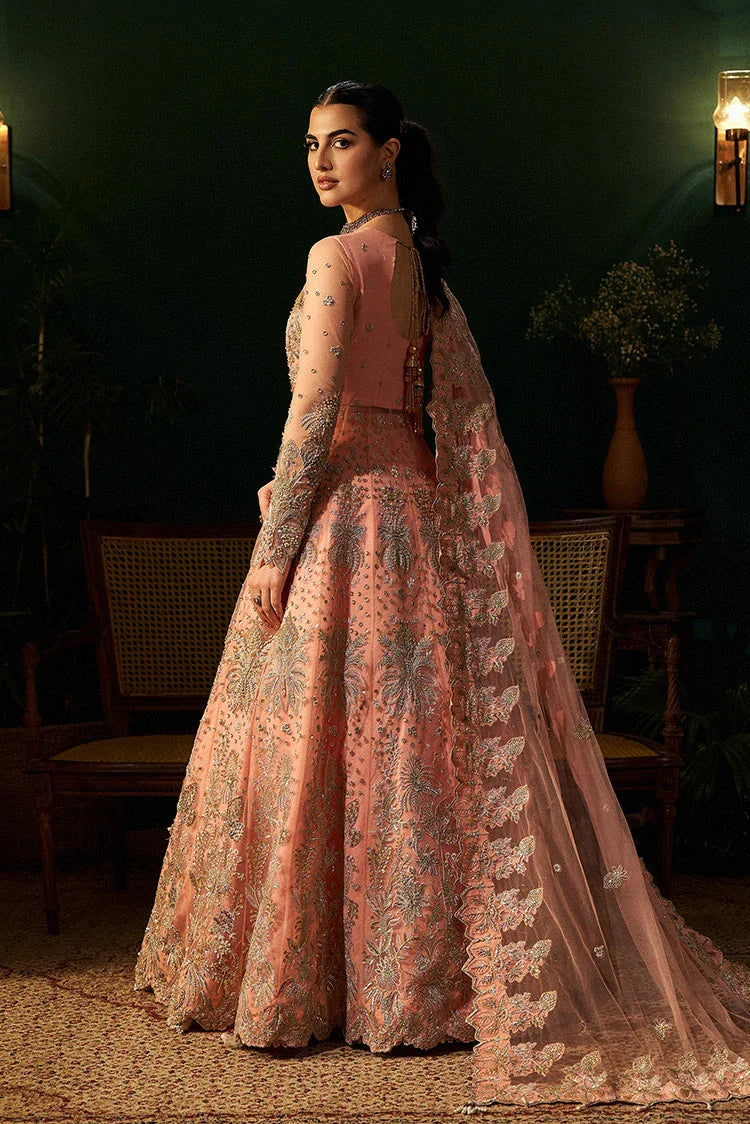 Picture of Fabiha Fatima - Mehar o Maah Luxury Festive - Rose - Available at Raja Sahib