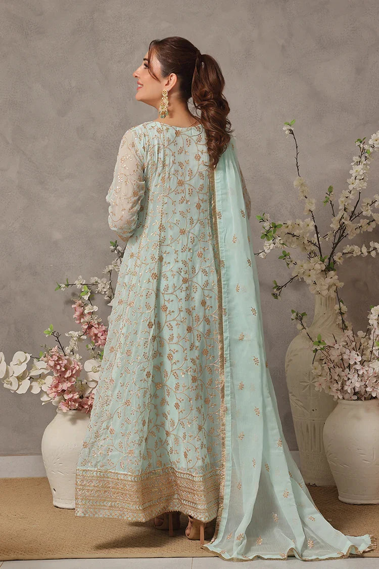 Picture of Alsiyaab - Adaa e Khaas - 3 Piece - Haani - Mint Green - Available at Raja Sahib