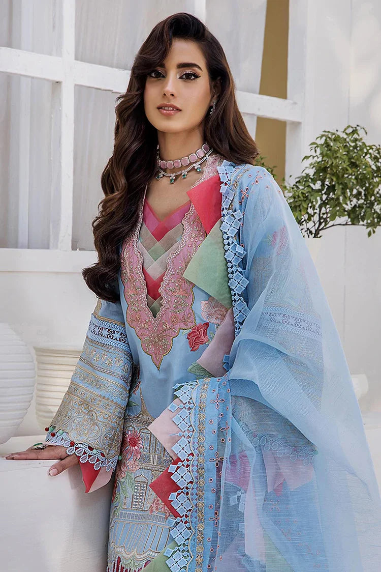 Picture of Tessa - Festive Lawn - Sakura Skyline - Available at Raja Sahib