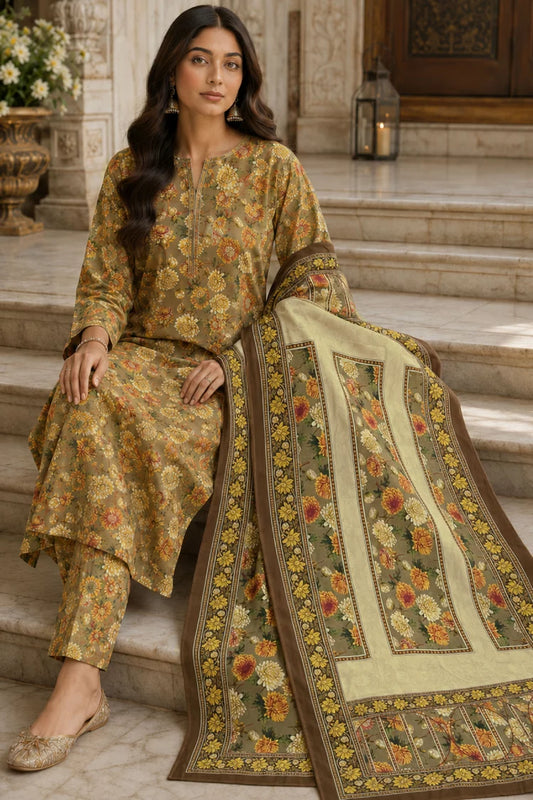 Picture of Kleren - Digital Printed Doria Lawn - F-24 - Unstitched - Available at Raja Sahib