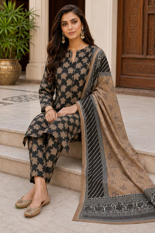 Picture of Kleren - Digital Printed Doria Lawn - F-35 - Unstitched - Available at Raja Sahib