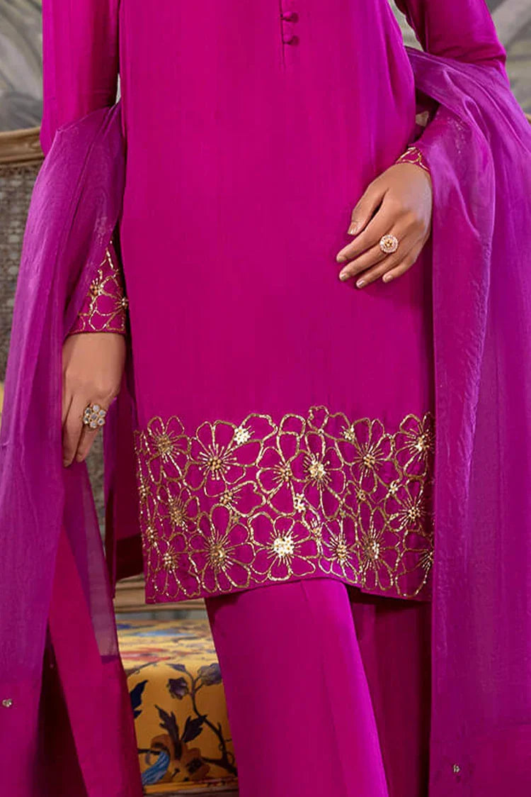 Picture of <!--eq-->Amber Imran - Punkh Luxury Formals - Fuschia Flair - Available at Raja Sahib