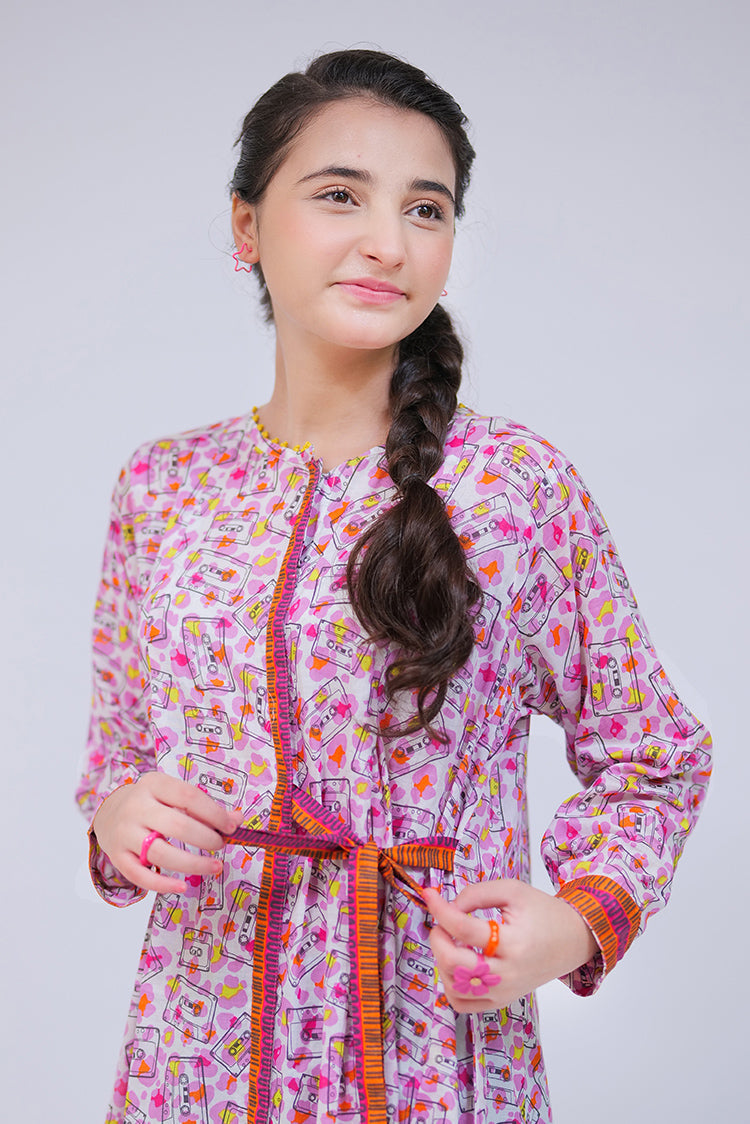 Picture of Senorita - GAA-02719 | White & Multicolor | Casual Kurta | Cotton Lawn Printed - Available at Raja Sahib