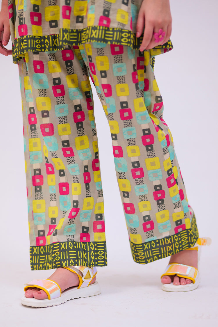 Picture of Senorita - GAC-02718 | Grey & Multicolor | Casual 2 Piece Suit  | Cotton Lawn Printed - Available at Raja Sahib