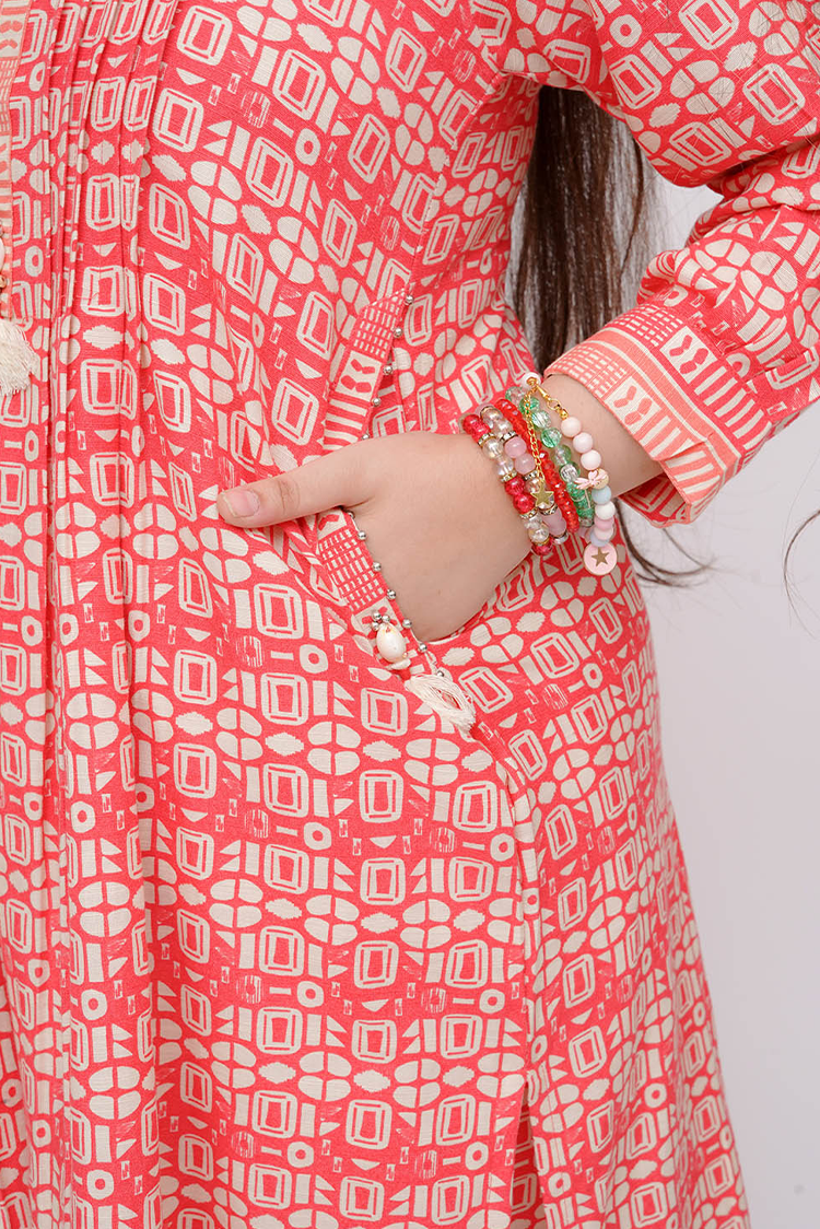 Picture of Senorita - Fawn & Peach - Casual 2 Piece Suit - GAC-03579 - Available at Raja Sahib