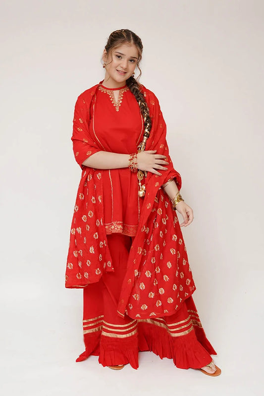 Senorita - Girls Casual Dress - Casual Plus 3 Piece Suit - GBD-03443