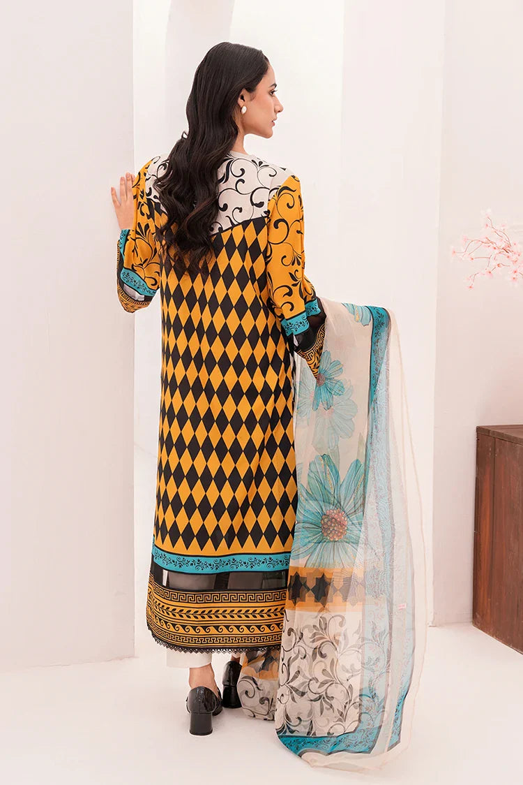 Picture of Stitch Vibes - Honey Lustre Dress - GMM7232 - Available at Raja Sahib