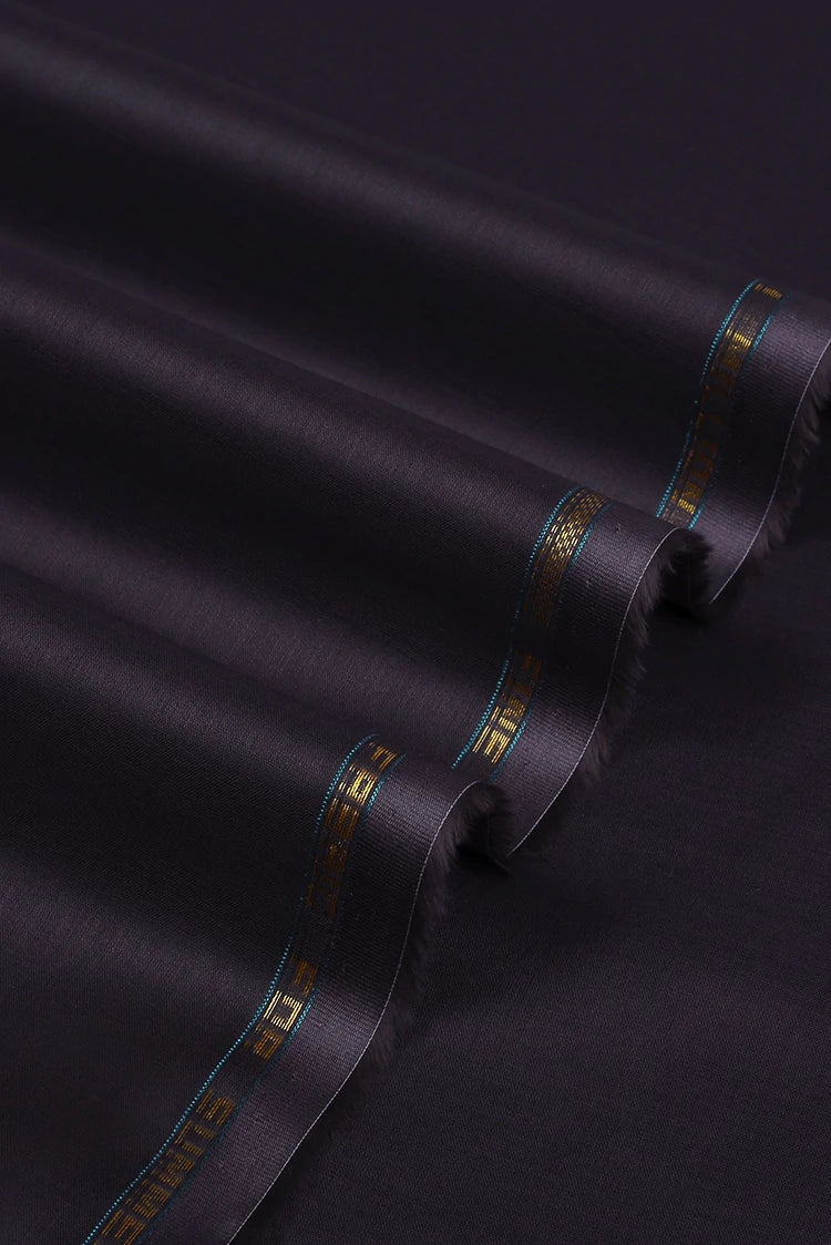 Picture of Fabrich - Cotton-Lawn Unstitched Kameez Shalwar - Eggplant - Available at Raja Sahib
