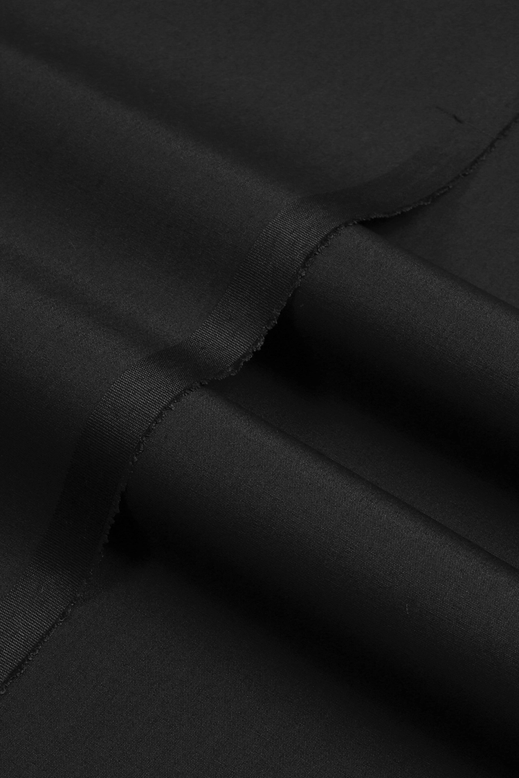 Picture of Fabrich - Men's Unstitch 5-Colors Ikat Effect Embroidered Bann/Placket - Black - Available at Raja Sahib
