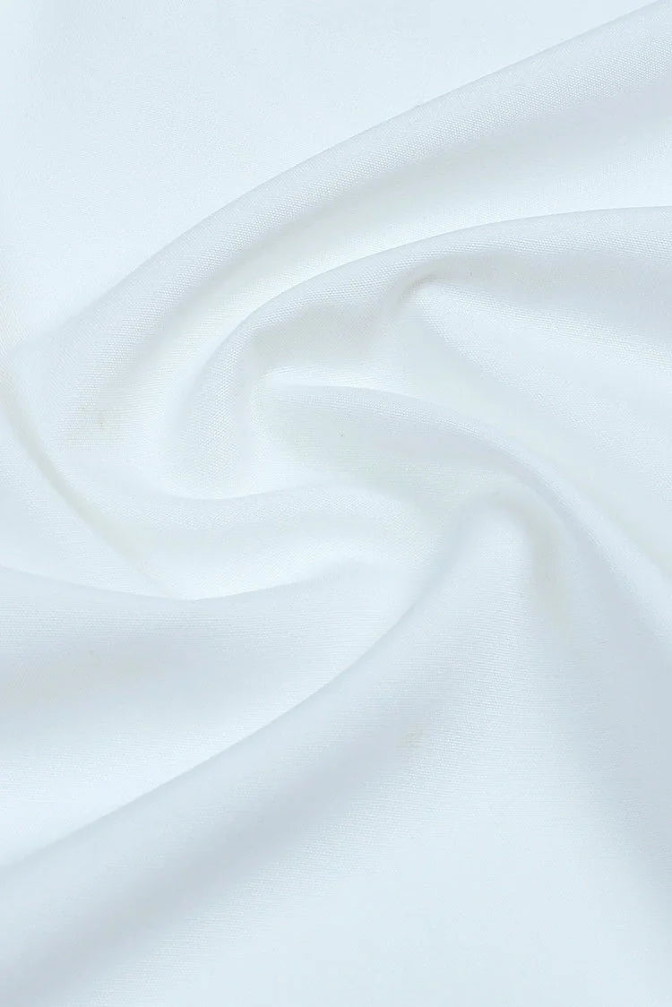 Picture of Fabrich - Men's Unstitch Cotton Embroidered Kameez Shalwar - Off White - Available at Raja Sahib