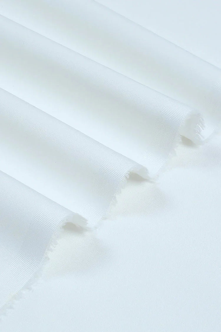 Picture of Fabrich - Men's Unstitch Cotton Thread Embroidered Kameez Shalwar - Off White - Available at Raja Sahib