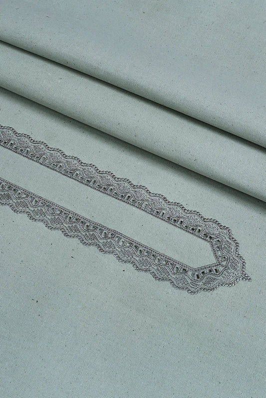 Picture of Fabrich - Men's Unstitch Embroidered Khaddar Cutwork - Nyanza - Available at Raja Sahib