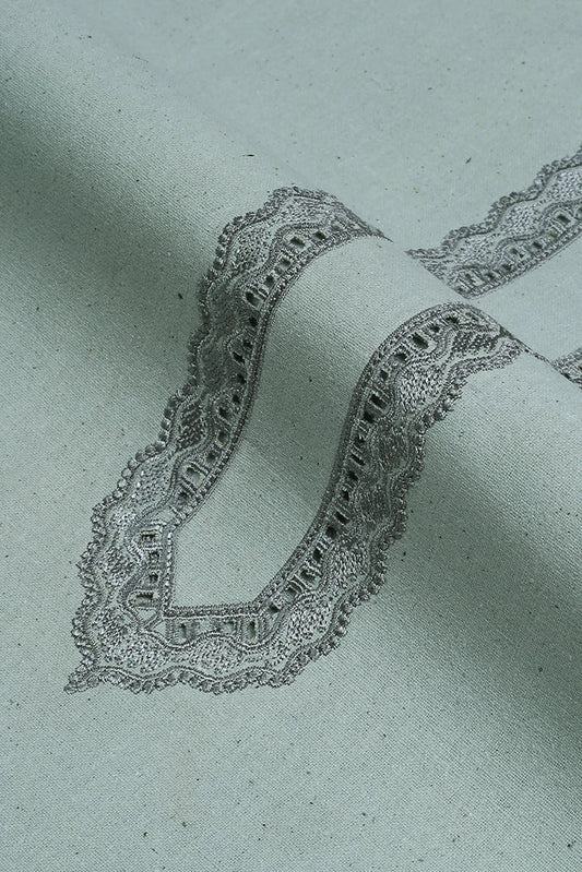 Picture of Fabrich - Men's Unstitch Embroidered Khaddar Cutwork - Nyanza - Available at Raja Sahib