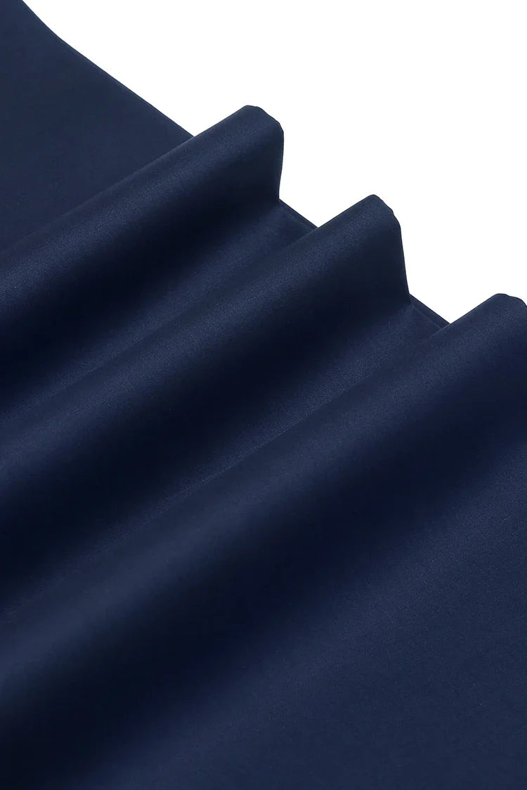 Picture of Fabrich - Men's Unstitch Swiss Fine Cotton Kameez Shalwar - Navy - Available at Raja Sahib