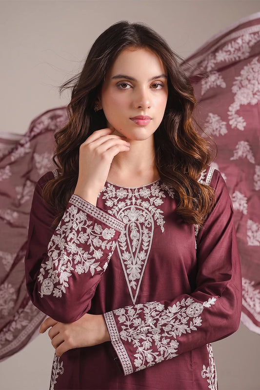 Picture of Gulle Eida - 3 Piece Kurta Set - Zeebaish - Available at Raja Sahib