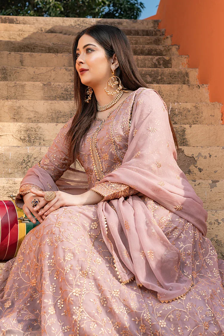 Picture of Alsiyaab - Adaa e Khaas - 3 Piece - Haani - Tea Pink - Available at Raja Sahib