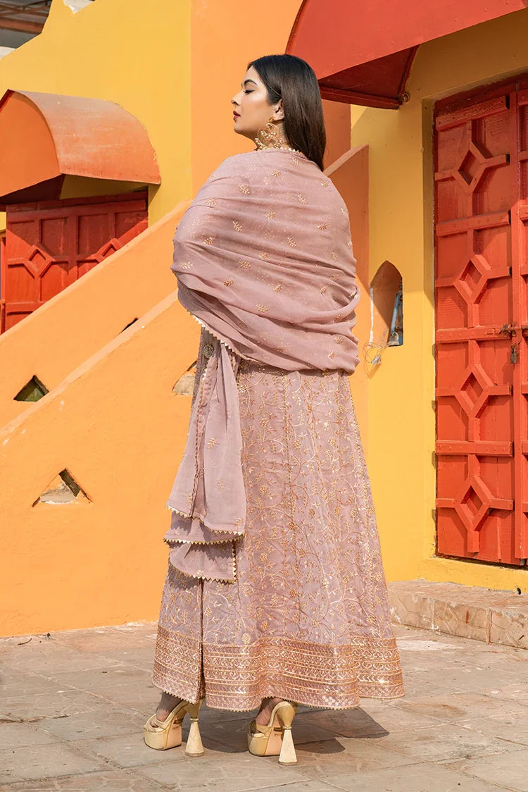 Picture of Alsiyaab - Adaa e Khaas - 3 Piece - Haani - Tea Pink - Available at Raja Sahib