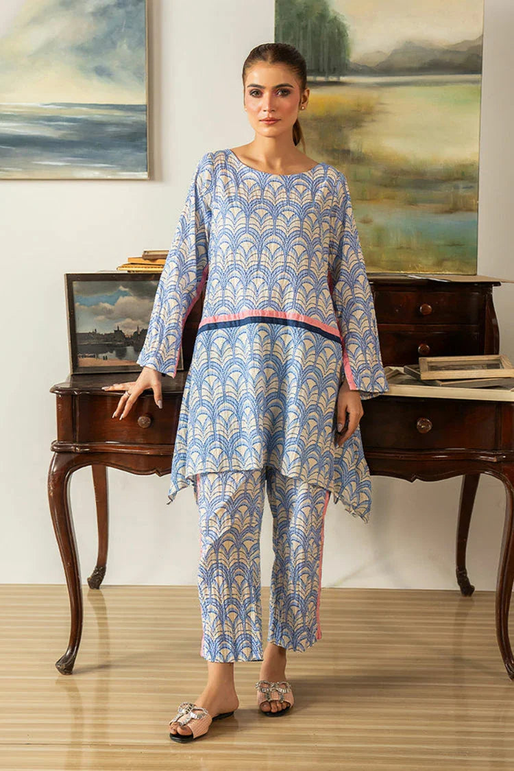 Picture of Hada - Celestial Bloom - Co-Ord Set - Breeze Line - Available at Raja Sahib