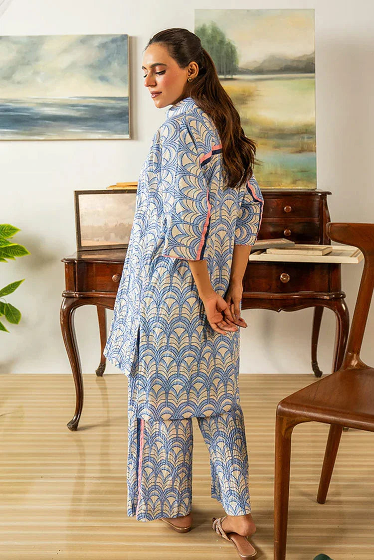 Picture of Hada - Celestial Bloom - Co-Ord Set - Loomed Light - Available at Raja Sahib