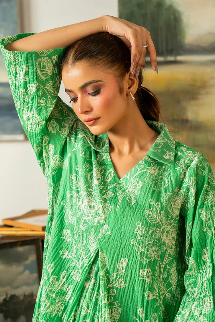 Picture of Hada - Celestial Bloom - Co-Ord Set - Ever Green - Available at Raja Sahib