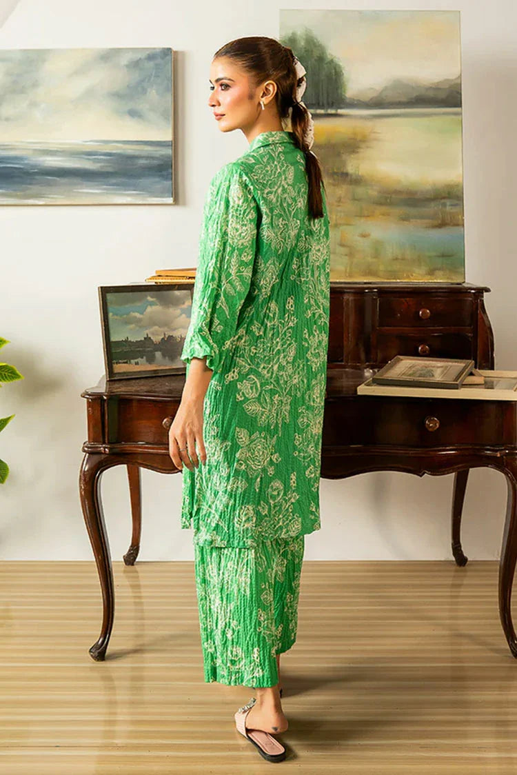Picture of Hada - Celestial Bloom - Co-Ord Set - Ever Green - Available at Raja Sahib