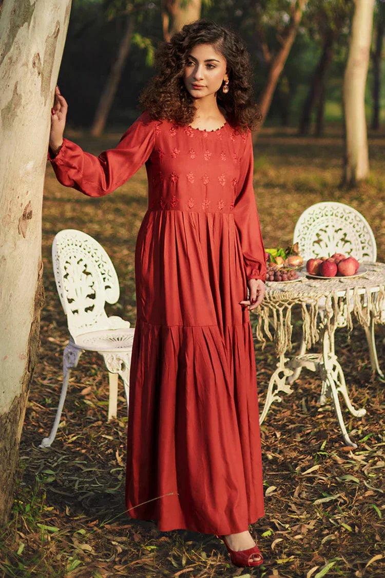 Picture of Hada - Threaded Tales - Ruby - Available at Raja Sahib