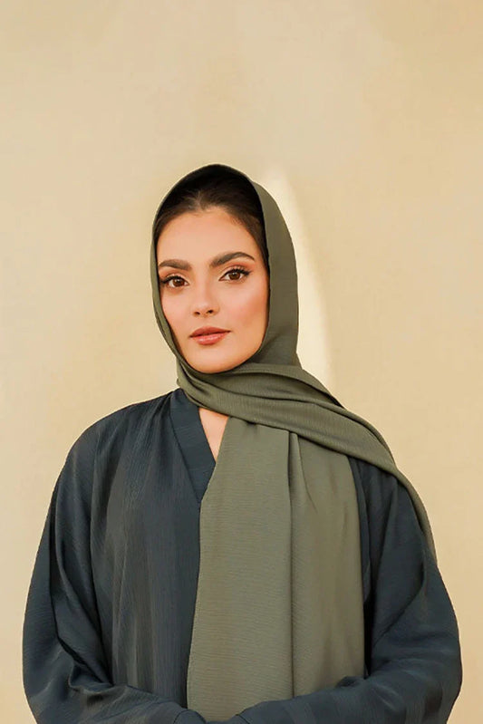Picture of Divinely Crafted - Women Zoom Crinkle Hijab - Khizra - Available at Raja Sahib